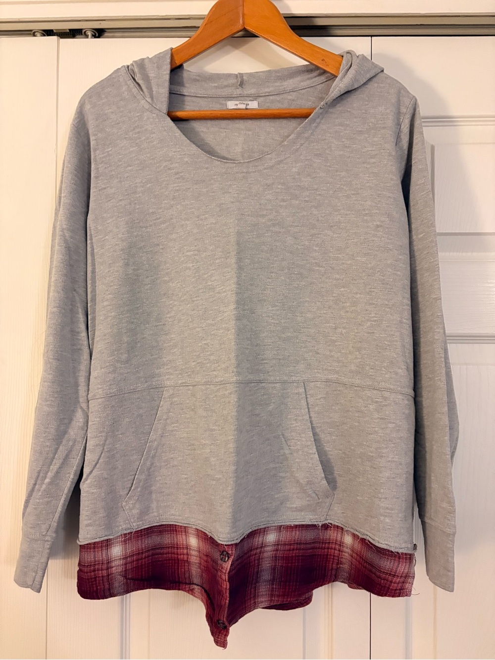 Maurices Light Gray Pullover Top
